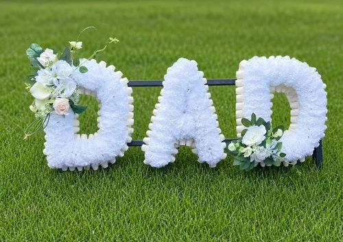 artificial funeral flowers tribute